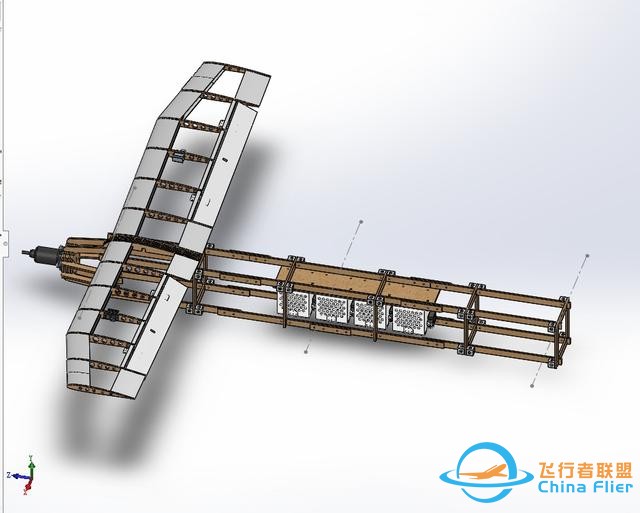 Albatros-2k小型飞机航模结构3D图纸 Solidworks设计-1.jpg