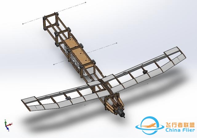 Albatros-2k小型飞机航模结构3D图纸 Solidworks设计-2.jpg