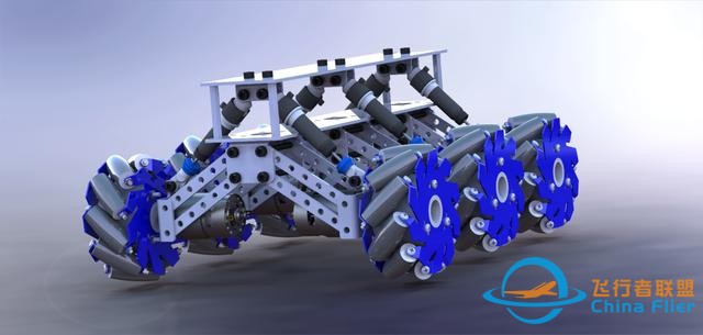 DIY Ardupilot全地形六轮麦克纳姆轮车3D模型图纸 Solidworks设计-4.jpg