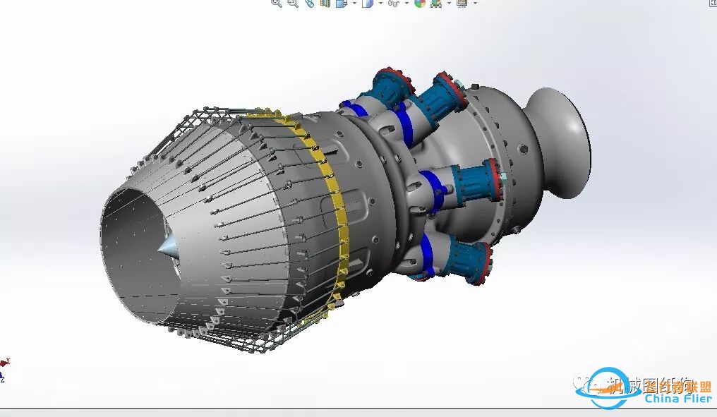 【发动机电机】Turbina航空发动机3D模型图纸 Solidworks设计w3.jpg