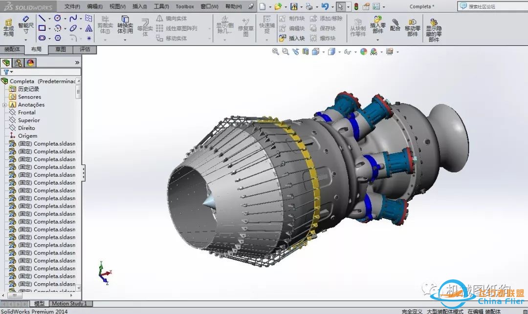 【发动机电机】Turbina航空发动机3D模型图纸 Solidworks设计w4.jpg