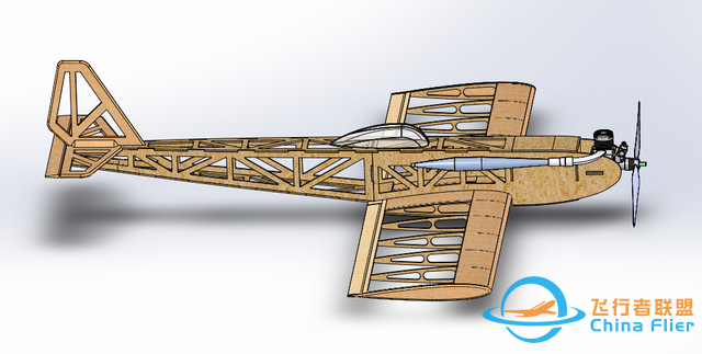 THUNDERBROL RC Plane遥控航模结构3D图纸 Solidworks设计 附dxf-4.jpg