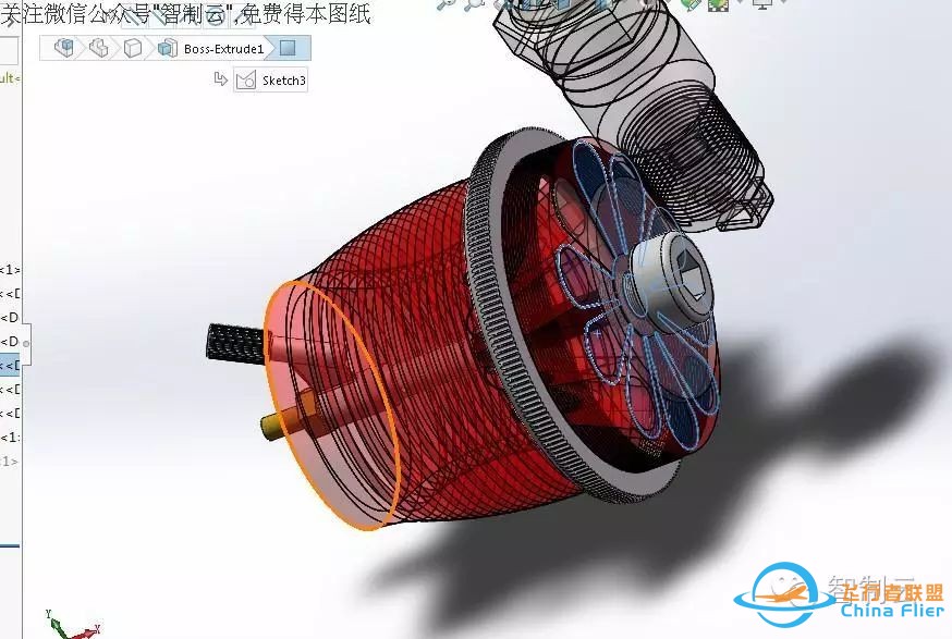 【发动机电机*众】W-03 脉冲喷气发动机3D图纸 航模引擎设计 solidworks建模w8.jpg