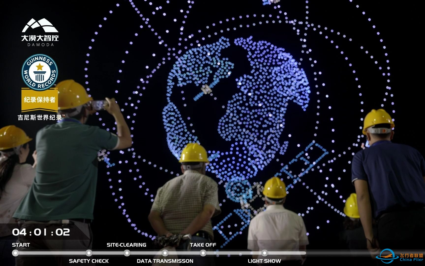 泪目！打破国外记录，最大规模无人机表演吉尼斯世界纪录挑战成功！-1.jpg
