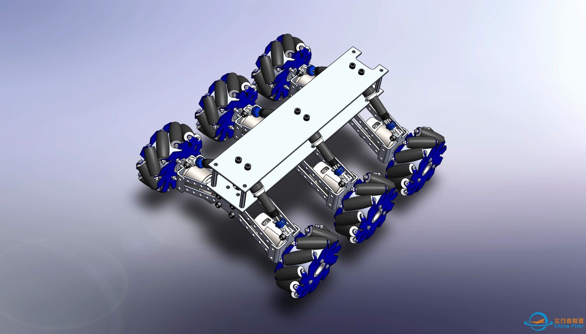 DIY Ardupilot全地形六轮麦克纳姆轮车3D模型图纸-1.jpg