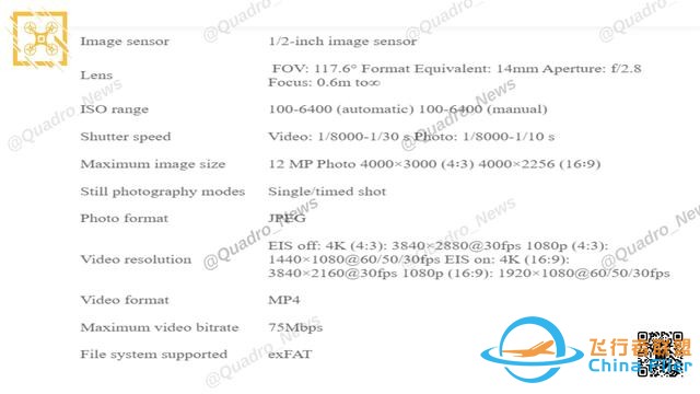 大疆Neo无人机曝光：135克、22GB存储、1/2英寸摄像头-2.jpg