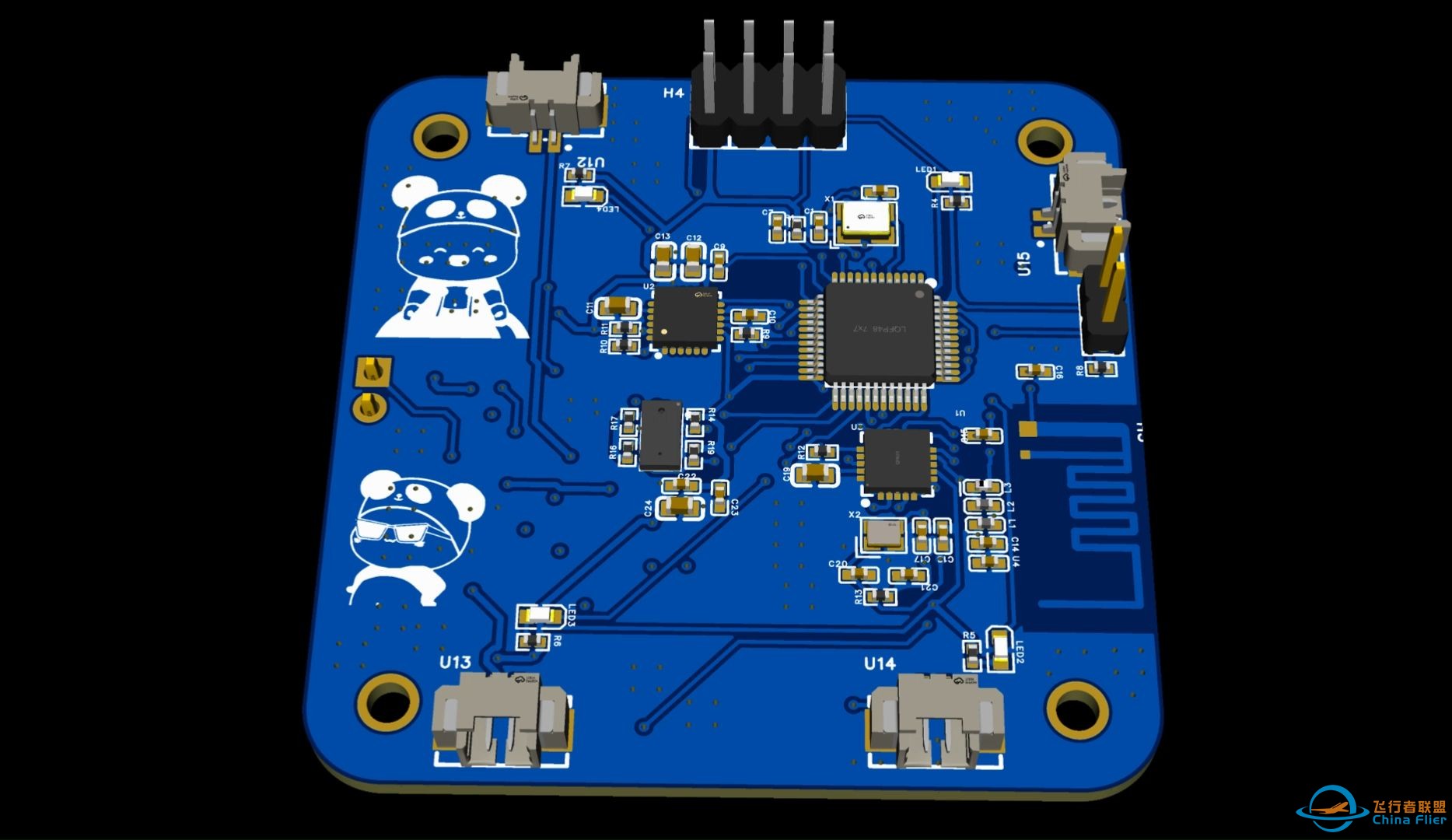 网友设计的STM32无人机飞控板，一起来帮他看一下~-1.jpg