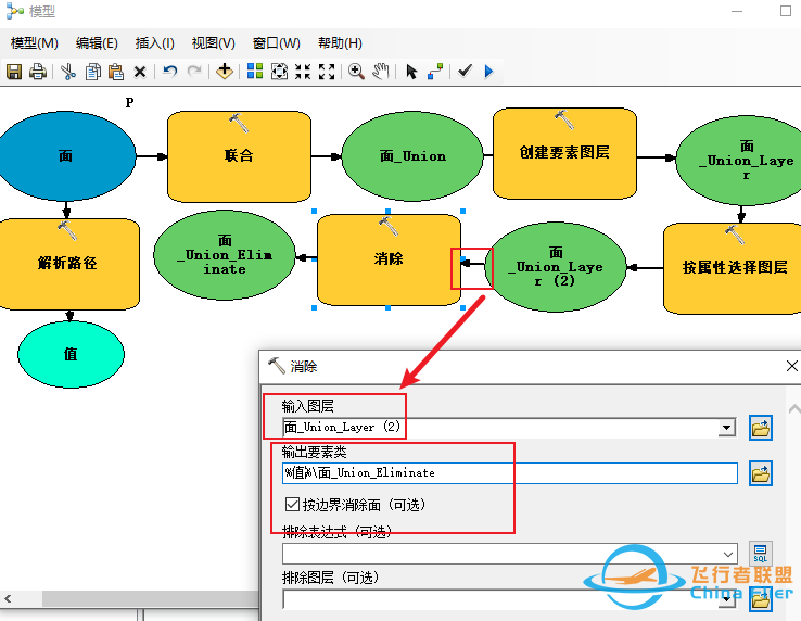 ArcGIS模型工具-自动处理面要素类/图层空隙和重叠问题w17.jpg