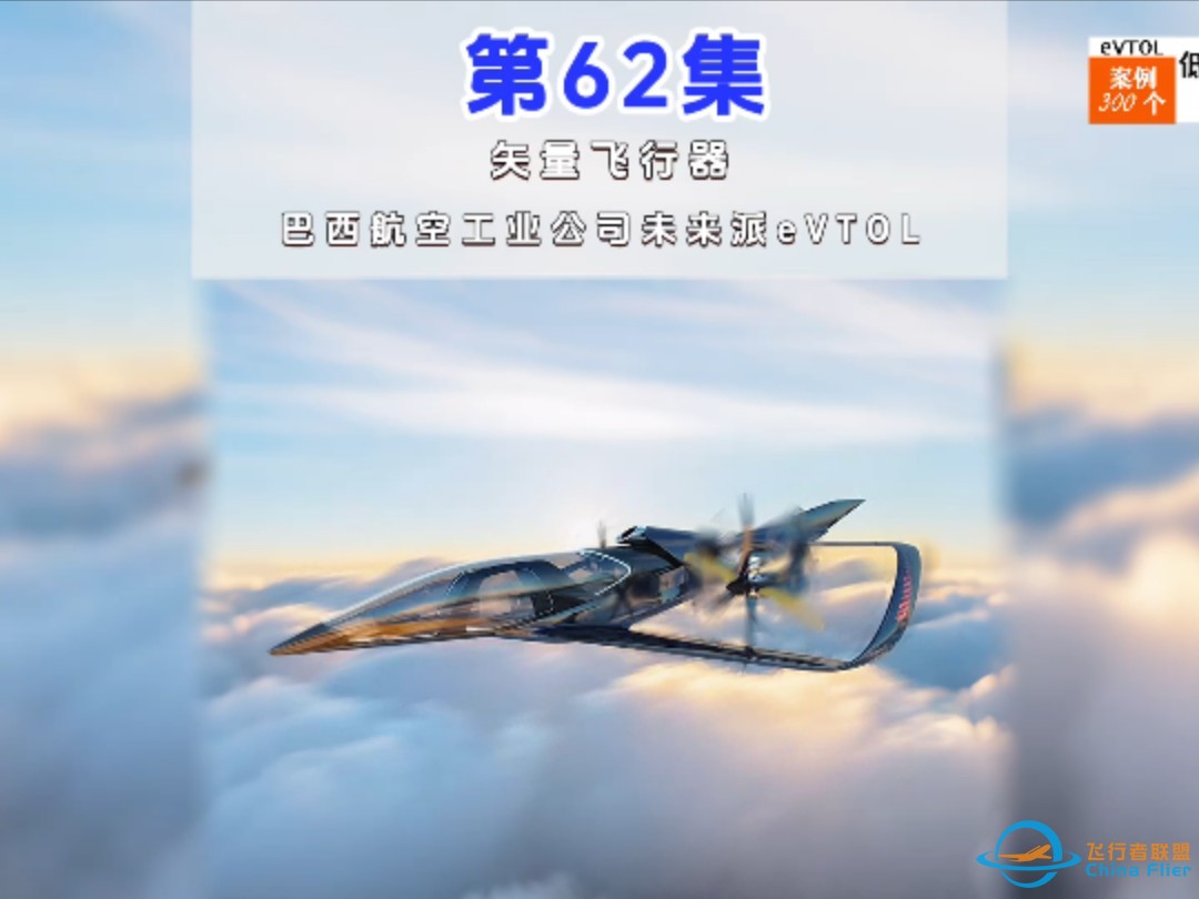 第62集eVTOL案例讲解，矢量飞行器，巴西航空工业公司未来派eVTOL。#低空经济  #eVTOL-1.jpg