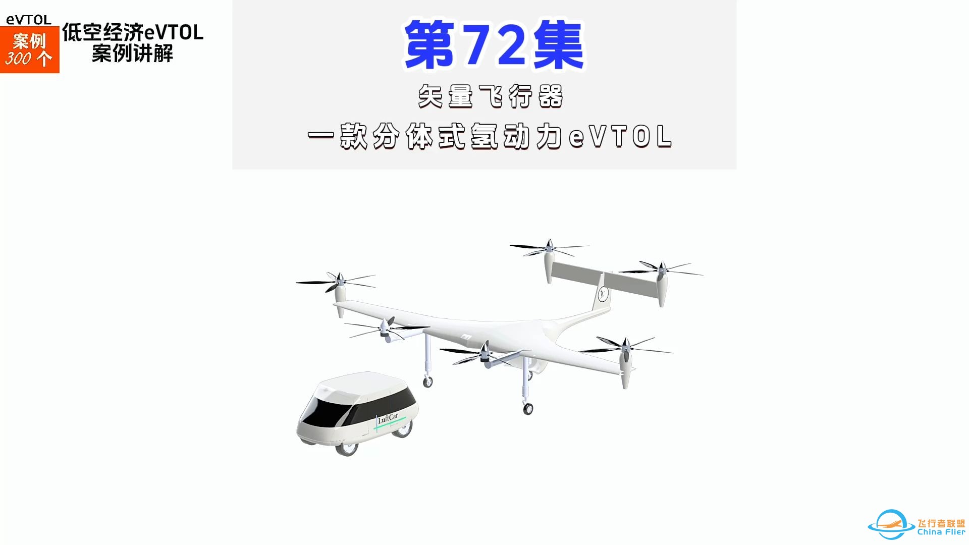 第72集eVTOL案例讲解，矢量飞行器，一款分体式氢动力eVTOL。#低空经济 #飞行汽车 #eVTOL-1.jpg