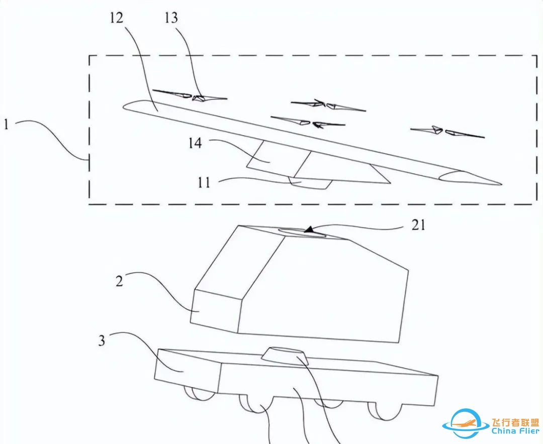 奇瑞汽车与清华大学共同申请的“分体式飞行汽车”专利正式公开w8.jpg