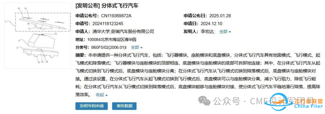 奇瑞汽车携手清华大学公开飞行汽车专利!w2.jpg